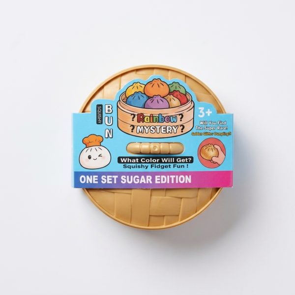 Squishy „Sugar Edition Dumpling“ antistresinis žaislas (NeeDoh tipo)