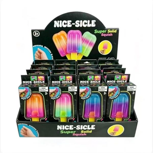 Nice-Sicle ledų formos squishy antistresinis žaislas