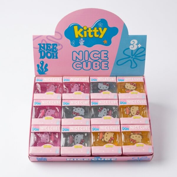 Kitty Nice Cube – skaidrus antistresinis kubas