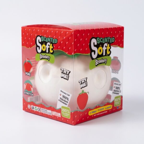 MAX Squishy braškė – keičianti spalvą